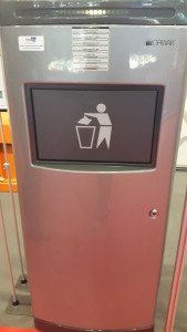 Automatic garbage can Alimentaria