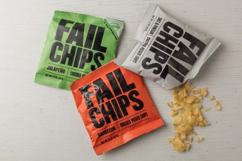 Fail Chips: batatas chips quebradas se tornaram deliciosamente certas