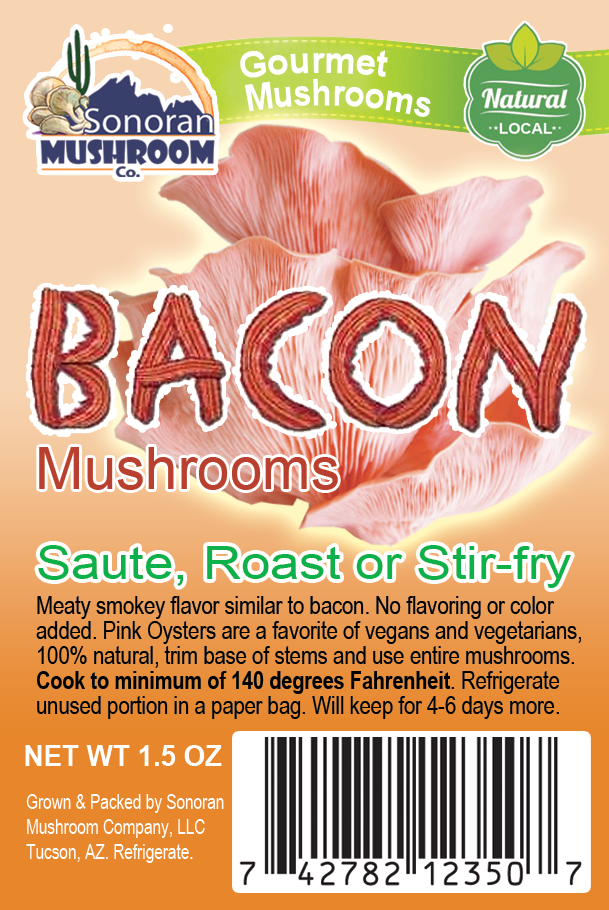 cogumelos com gosto de bacon