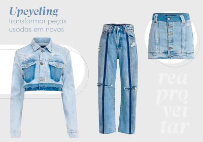 a Renner é um dos exemplos de marcas que investiram no upcycling de jeans