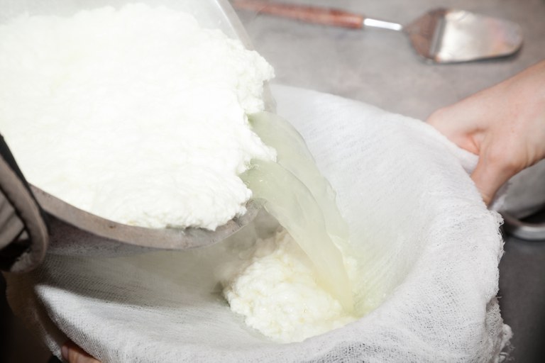 corante branco poderá ser feito com soro do leite