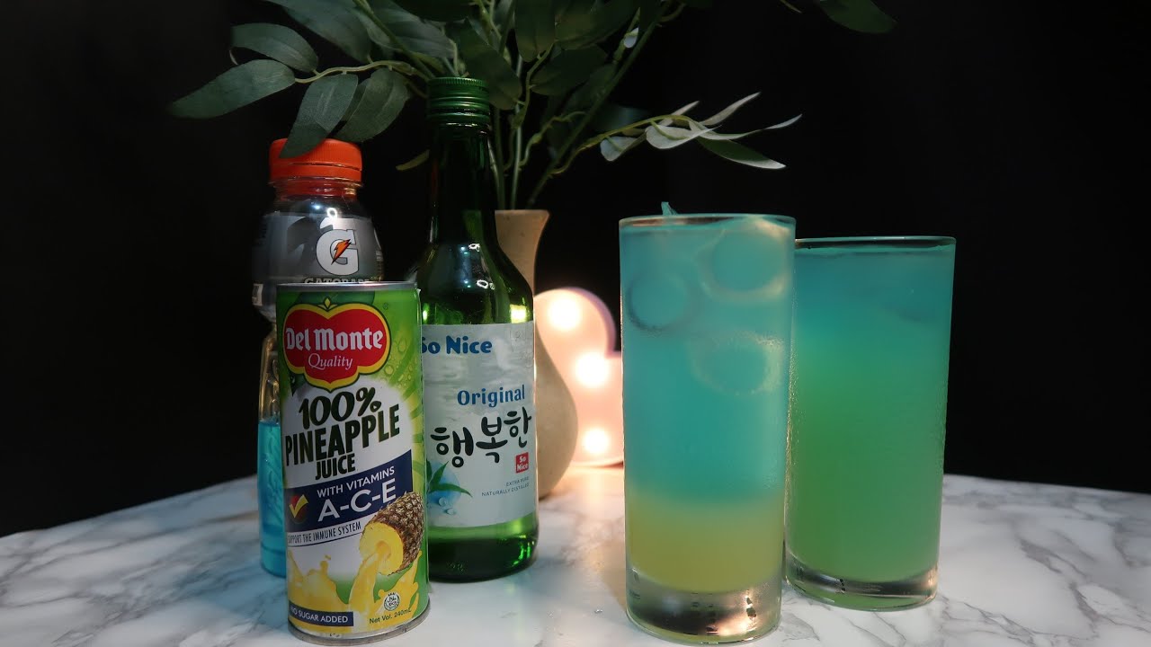 O soju pode ser usado para fazer drinks