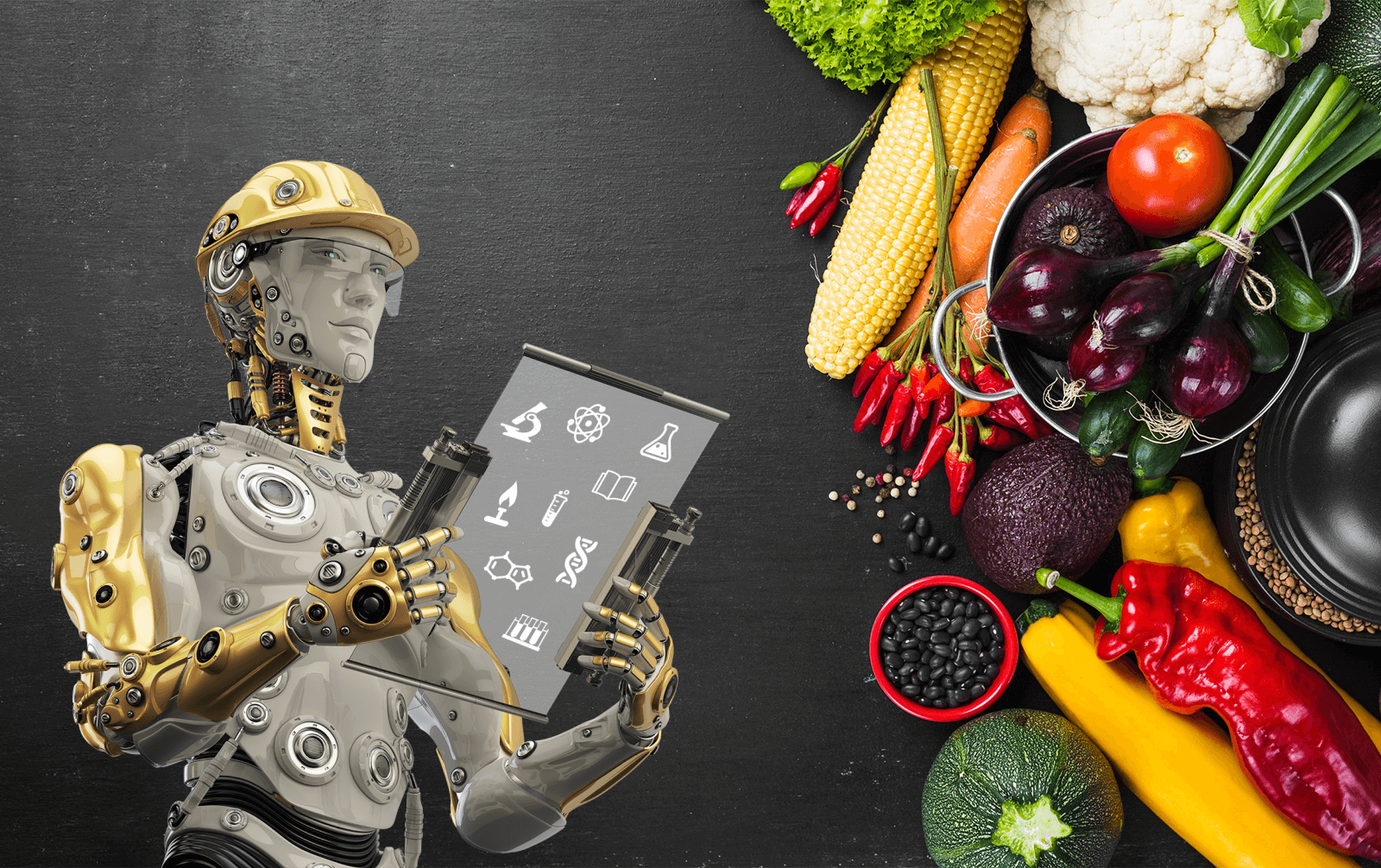 A IA fará parte do futuro dos alimentos